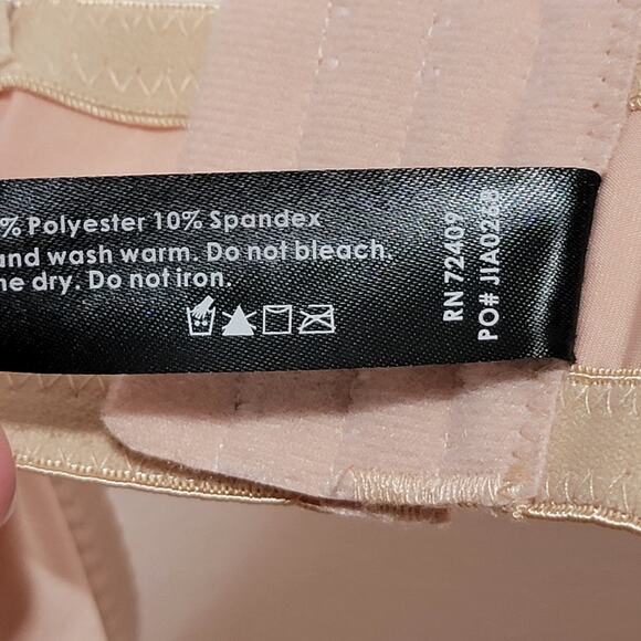 Pure Beauty by René Rofé Womens Nude Wireless Lightly Lined T Shirt Bra Size 44D - Picture 8 of 10